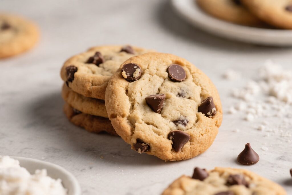 4 Ingredient Chocolate Chip Cookies