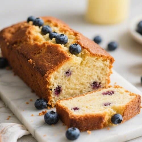 Lemon Blueberry Picnic Loaf Cake