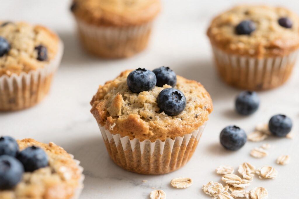 Oat Blueberry Muffins