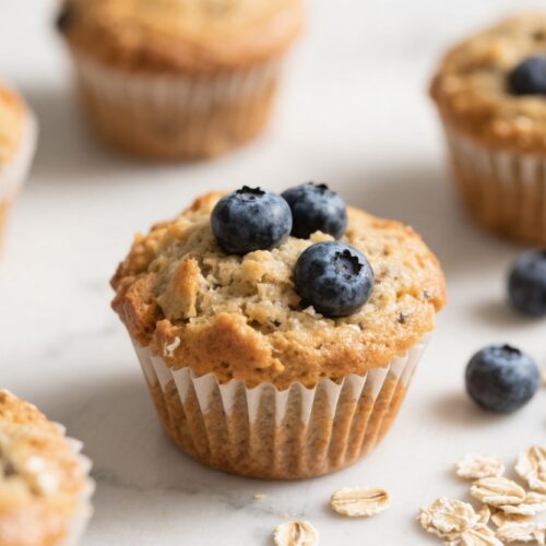 Oat Blueberry Muffins