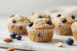 Almond Flour Keto Blueberry Muffins