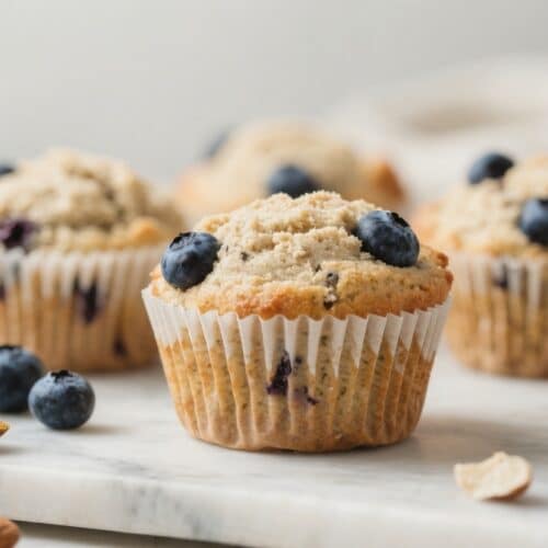 Almond Flour Keto Blueberry Muffins