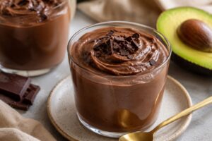 Vegan Keto Dessert Chocolate Avocado Mousse