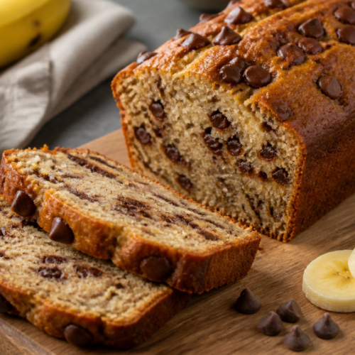 Banana Bread With Chocolate Chips