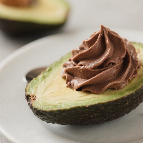 Vegan Keto Dessert Chocolate Avocado Mousse