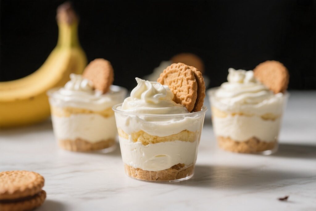 Easy Banana Pudding Dessert Cups with Vanilla Wafers