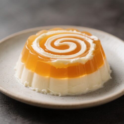 Keto Jello Dessert With Cream Cheese Swirl