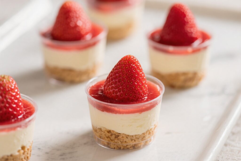 Keto Strawberry Dessert Cups