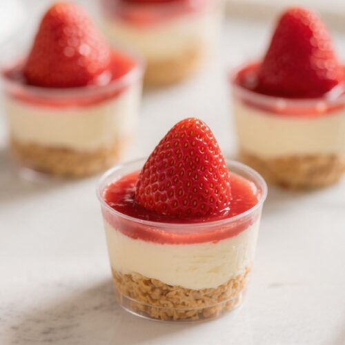 Keto Strawberry Dessert Cups