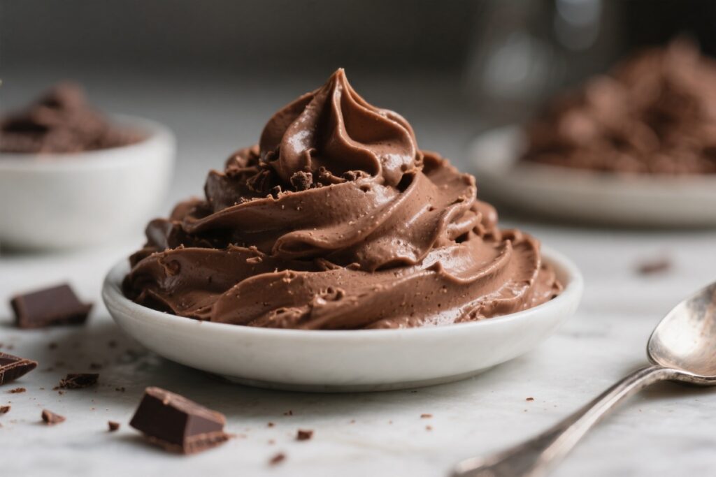 3 Ingredient Keto Chocolate Dessert Mousse