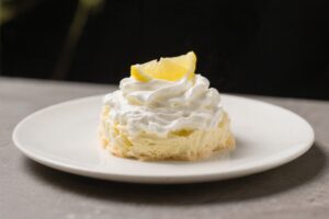 Keto Fluff Dessert With Lemon and Cream