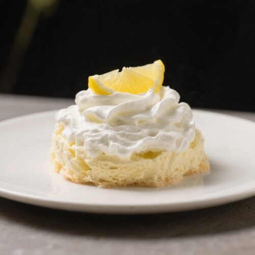 Keto Fluff Dessert With Lemon and Cream