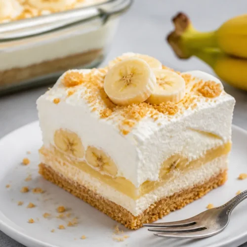 No Bake Banana Cream Dessert