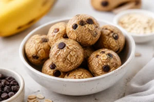 Healthy Banana Dessert Energy Bites