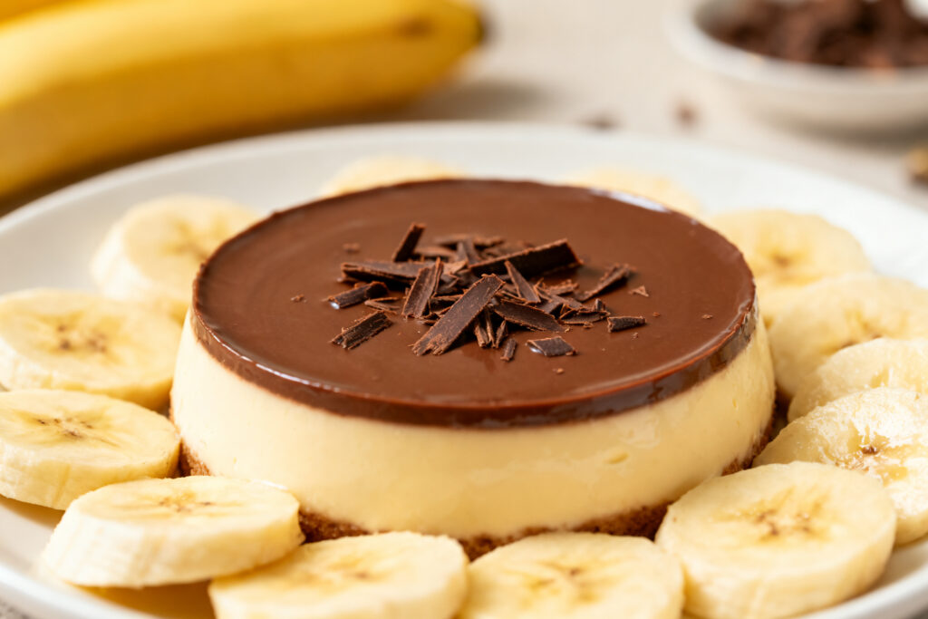 Banana Cream Dessert With Chocolate Layer