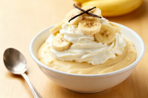 Banana Fluff Dessert With Vanilla Pudding Mix