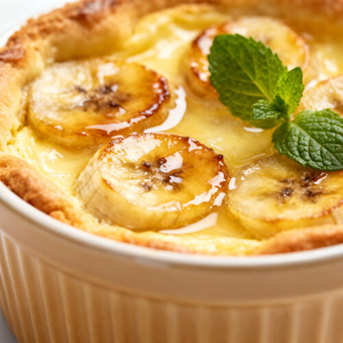 Easy Banana Custard Bake